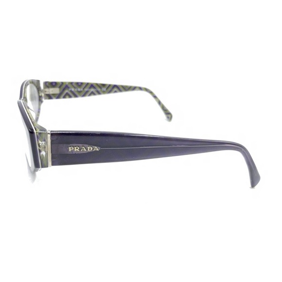Prada VPR 03P MAT-1O1 Purple Oval Eyeglasses Frames 53-17 140 Italy Designer - Picture 7 of 12